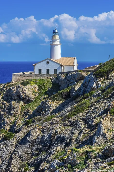 Framed Print : Lighthouse Print near Cala Rajada, Majorca Framed Print : Lighthouse Print near Cala Rajada, Majorca
