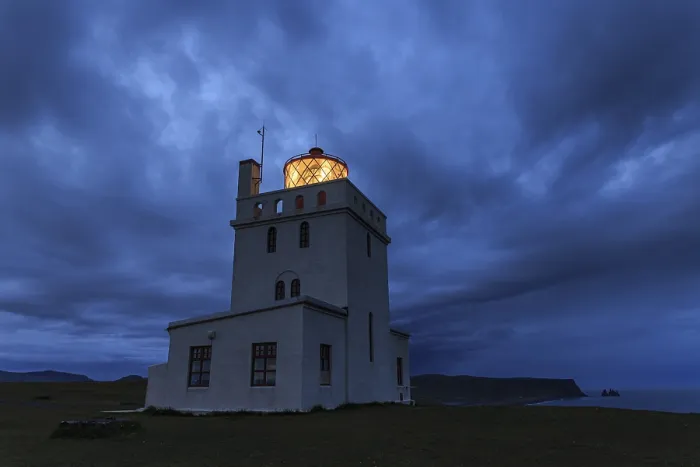 Framed Print : Lighthouse at the Coast, Twilight Print Framed Print : Lighthouse at the Coast, Twilight Print