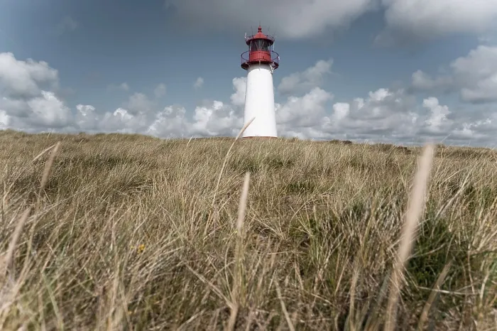 Framed Print : Lighthouse at Ellenbogen, North Sea Print Framed Print : Lighthouse at Ellenbogen, North Sea Print