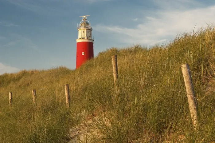 Framed Print : Texel Lighthouse Evening Print, Holland