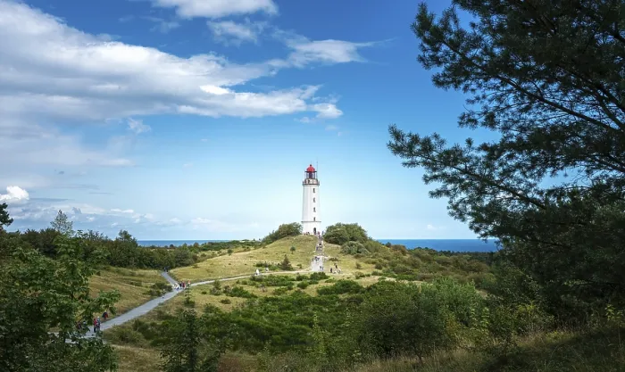Framed Print : The Lighthouse on Hiddensee Island Print, Rugen, Germany Framed Print : The Lighthouse on Hiddensee Island Print, Rugen, Germany