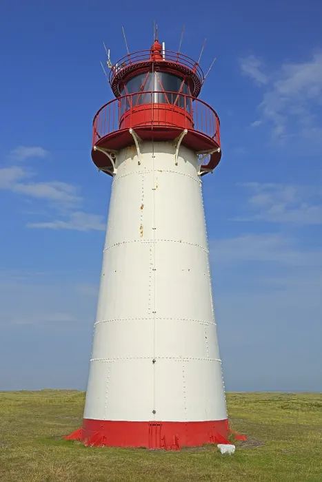 Framed Print : Ellenbogen Lighthouse Print, Sylt, Germany Framed Print : Ellenbogen Lighthouse Print, Sylt, Germany