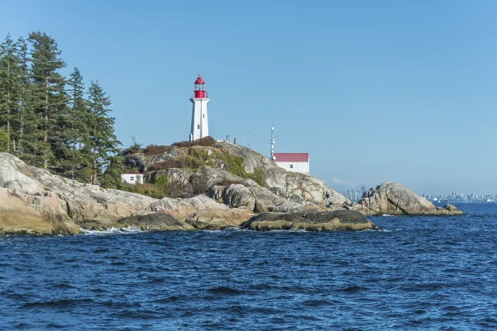 Framed Print : Point Atkinson Lighthouse Print, Howe Sound, Vancouver Framed Print : Point Atkinson Lighthouse Print, Howe Sound, Vancouver