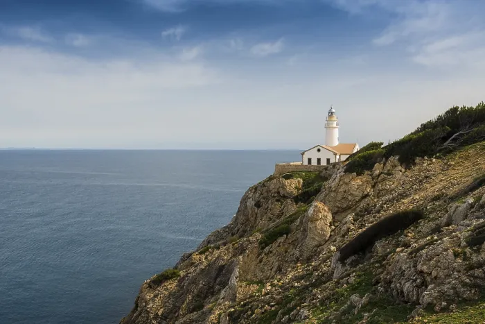 Framed Print : Punta de Capdepera Lighthouse Print, Majorca, Spain Framed Print : Punta de Capdepera Lighthouse Print, Majorca, Spain