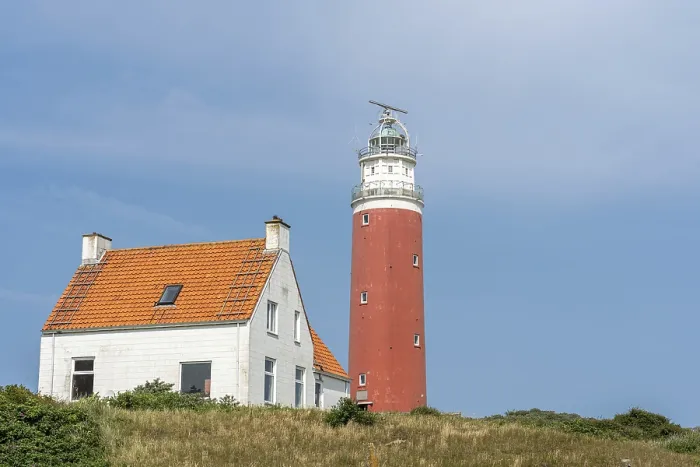 Framed Print : Lighthouse Print on Texel, Netherlands