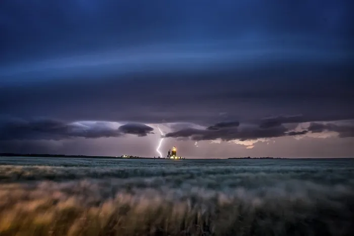 Framed Print : Lightning Storm Clouds Print, Saskatchewan Summer Sky Framed Print : Lightning Storm Clouds Print, Saskatchewan Summer Sky