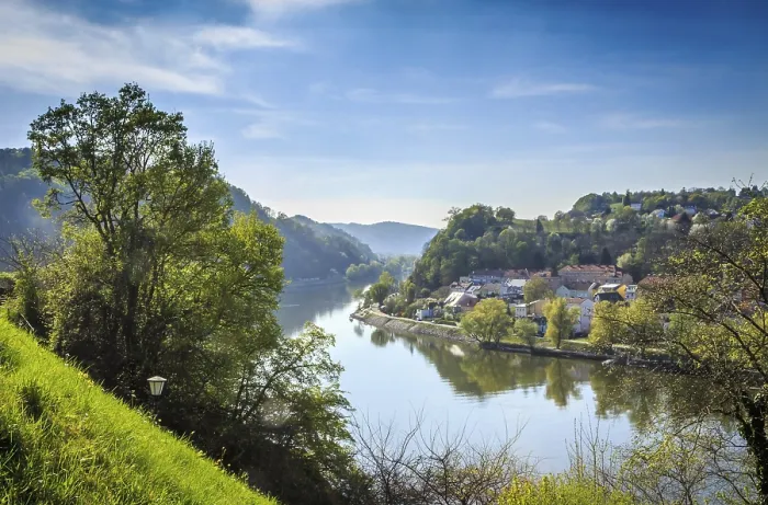 Framed Print : Linz - Danube Valley Print Framed Print : Linz - Danube Valley Print