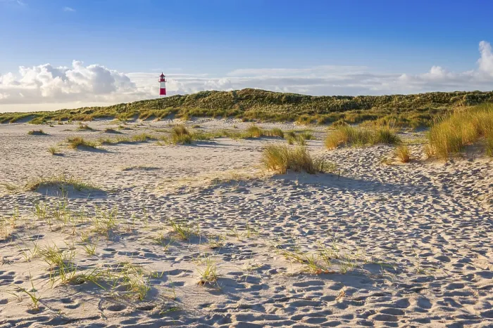 Framed Print : The Lister lighthouse at Ellenbogen Print, Sylt Island Framed Print : The Lister lighthouse at Ellenbogen Print, Sylt Island