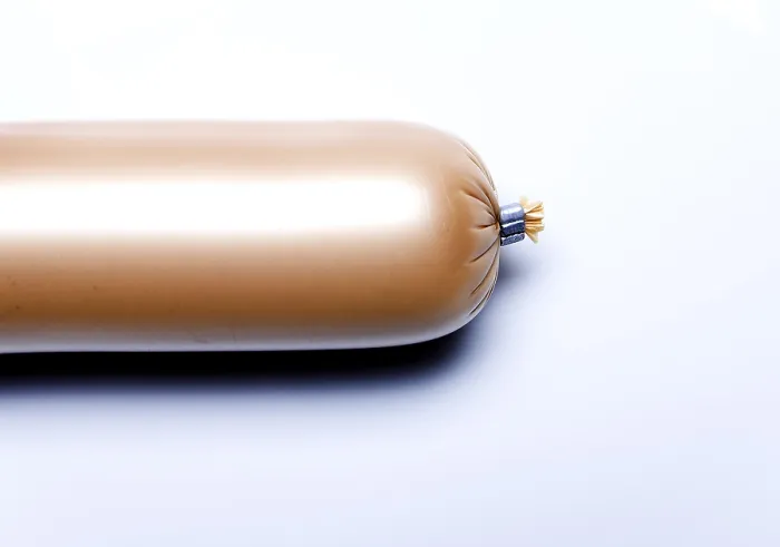 Framed Print : Liverwurst in Artificial Casing Print Framed Print : Liverwurst in Artificial Casing Print