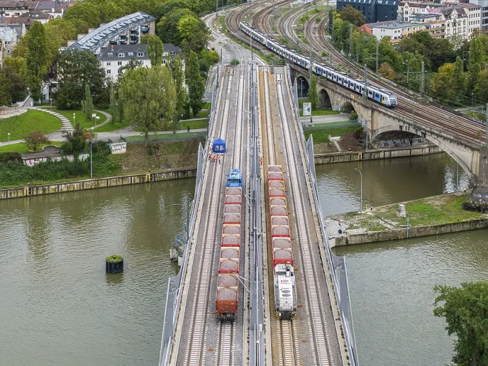 Framed Print : Load Test on Neckar Bridge, Stuttgart 21 Project Print Framed Print : Load Test on Neckar Bridge, Stuttgart 21 Project Print