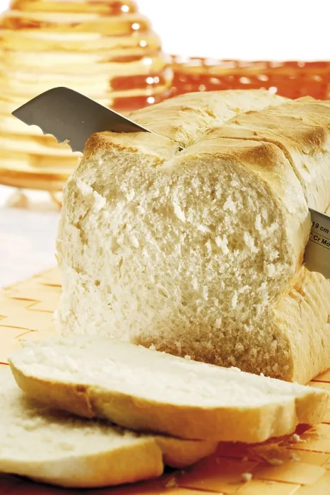 Framed Print : White Bread Print - Freshly Baked Loaf Framed Print : White Bread Print - Freshly Baked Loaf