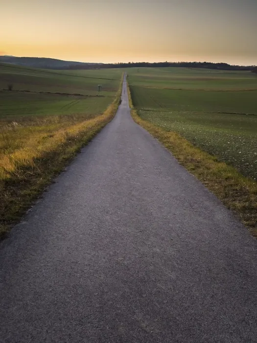 Framed Print : Lone Road into Sunset Sky Print Framed Print : Lone Road into Sunset Sky Print