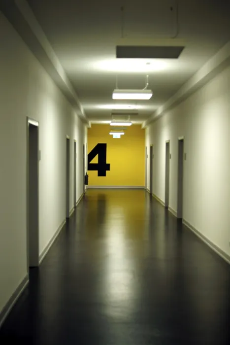 Framed Print : Long Floor Corridor Print