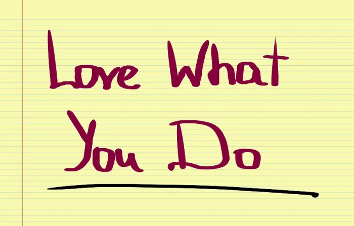 Framed Print : Love What You Do Print Concept Framed Print : Love What You Do Print Concept