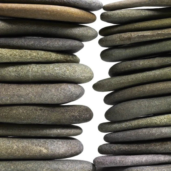 Framed Print : Low Angle View of Pebble Stone Stacks Print Framed Print : Low Angle View of Pebble Stone Stacks Print