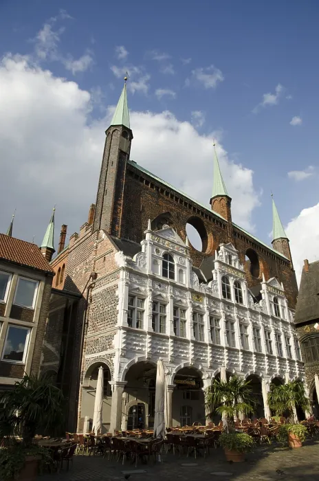 Framed Print : Lubeck Print: Historic German Architecture Framed Print : Lubeck Print: Historic German Architecture