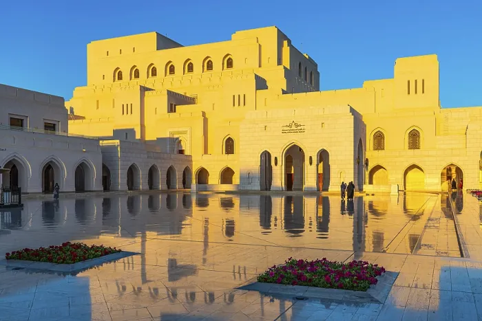 Framed Print : Evening Light Print of the Royal Opera Square, Muscat, Oman Framed Print : Evening Light Print of the Royal Opera Square, Muscat, Oman