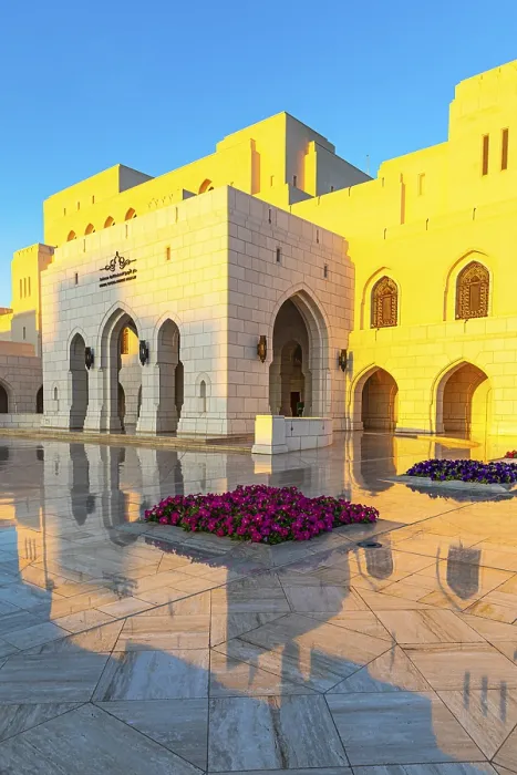 Framed Print : Evening Light in Muscat's Royal Opera Square Print Framed Print : Evening Light in Muscat's Royal Opera Square Print