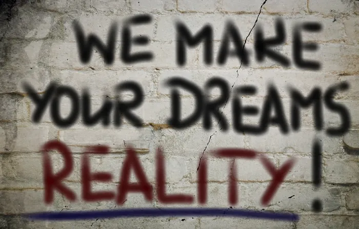 Framed Print : We Make Your Dreams Reality Print Concept Framed Print : We Make Your Dreams Reality Print Concept