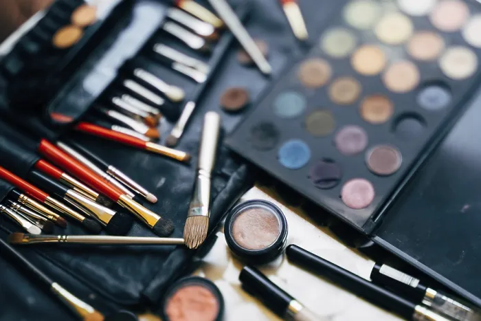 Framed Print : Professional Makeup Artist Set Print Framed Print : Professional Makeup Artist Set Print