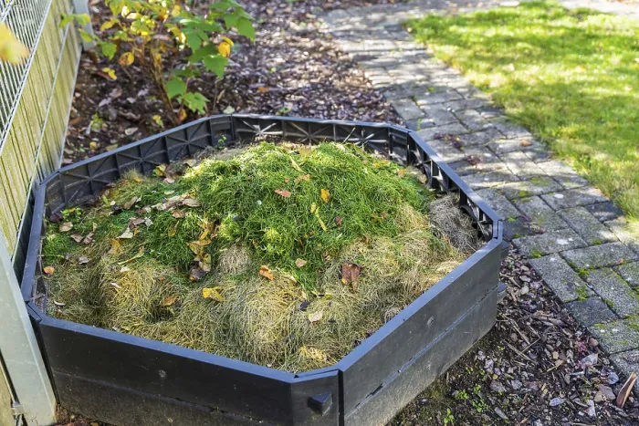 Framed Print : Making Compost in a Small Garden Print