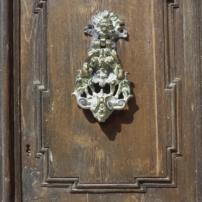 Framed Print : Malta Print - Door Knocker Framed Print : Malta Print - Door Knocker