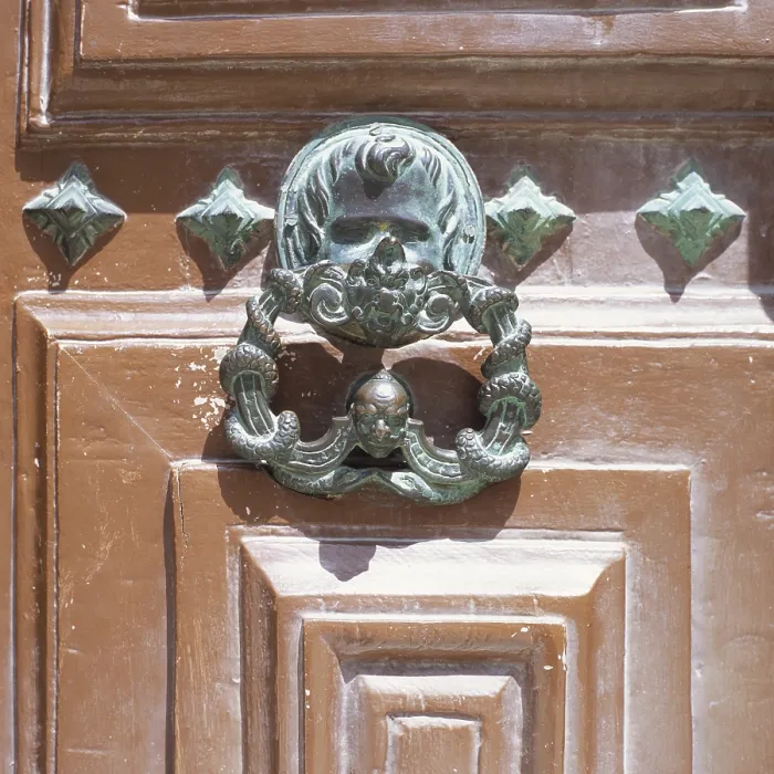 Framed Print : Malta Door Knocker Print Framed Print : Malta Door Knocker Print