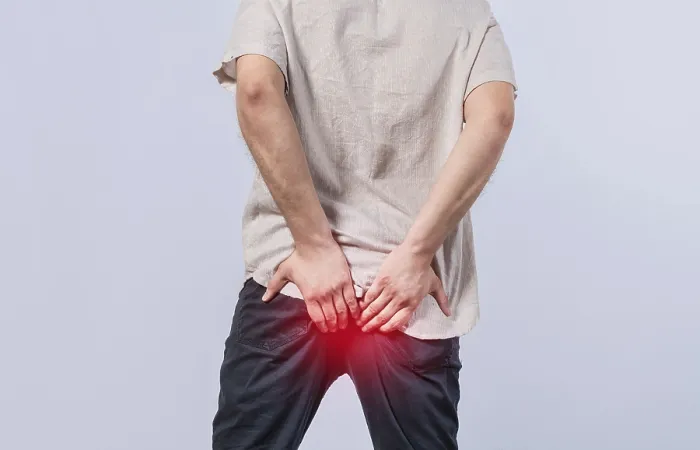 Framed Print : Man with Diarrhea Problem Print