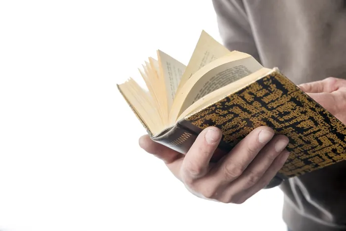 Framed Print : Man Leafing Through a Book Print Framed Print : Man Leafing Through a Book Print