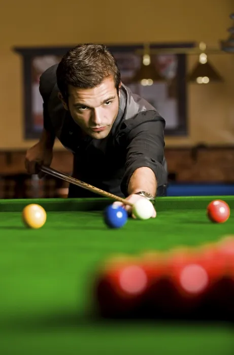 Framed Print : Man Playing Billiards Print Framed Print : Man Playing Billiards Print