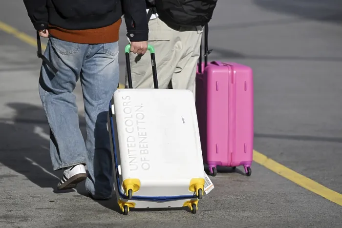 Framed Print : Man with Suitcase Print Framed Print : Man with Suitcase Print
