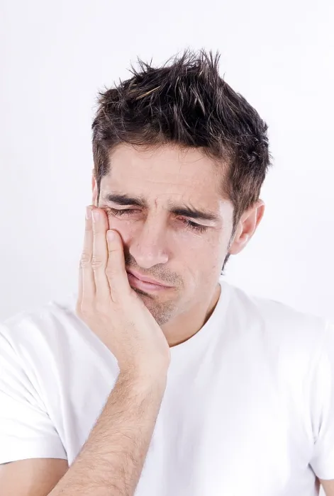 Framed Print : Man with Toothache Print Framed Print : Man with Toothache Print