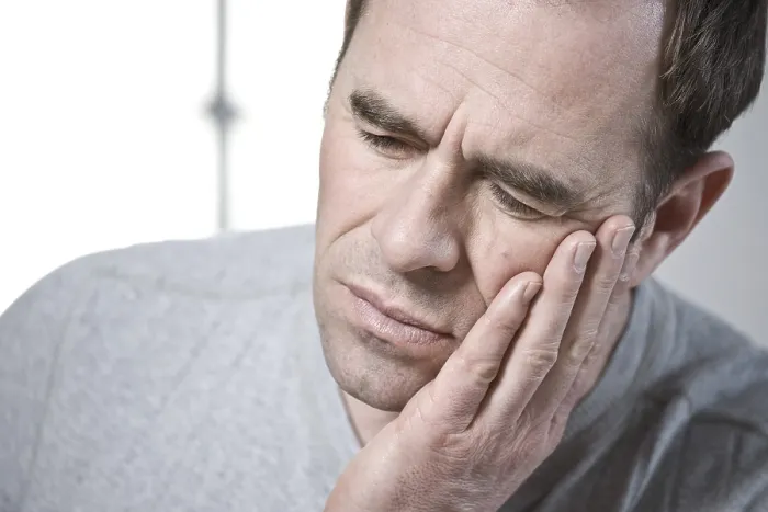 Framed Print : Man with Toothache Print Framed Print : Man with Toothache Print