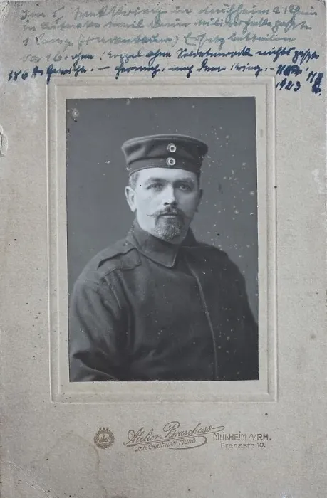 Framed Print : Man in Uniform Jacket Print