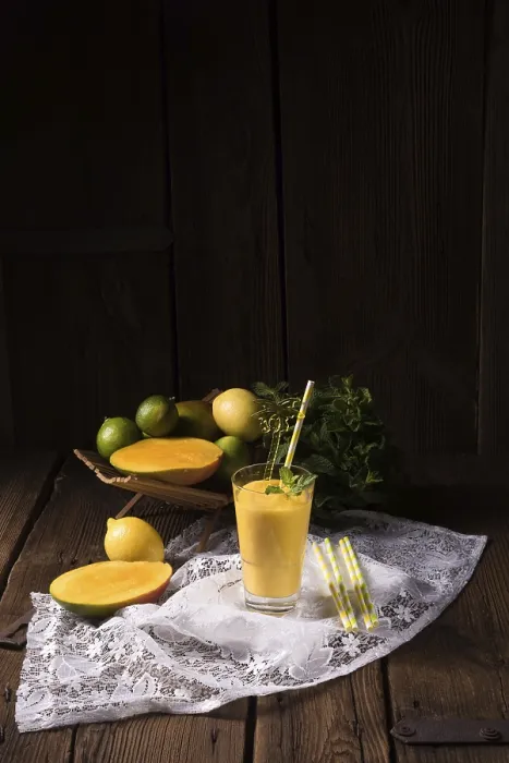 Framed Print : Mango Smoothie Print Framed Print : Mango Smoothie Print