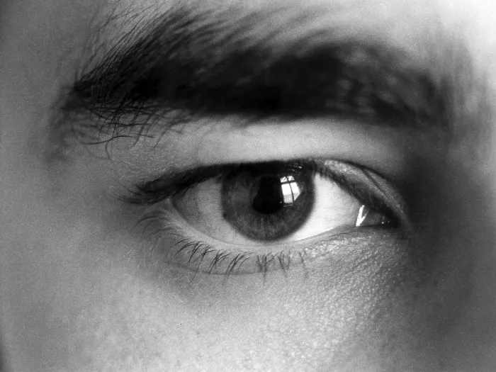 Framed Print : Man's Eye Print (Photograph) Framed Print : Man's Eye Print (Photograph)