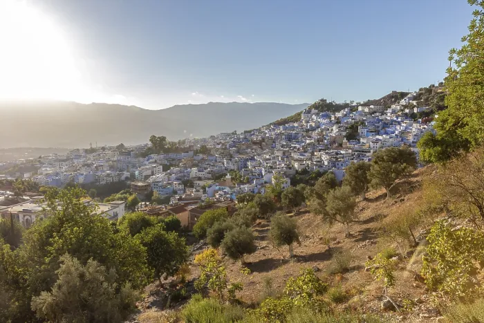 Framed Print : Chefchaouen Morocco Print Framed Print : Chefchaouen Morocco Print