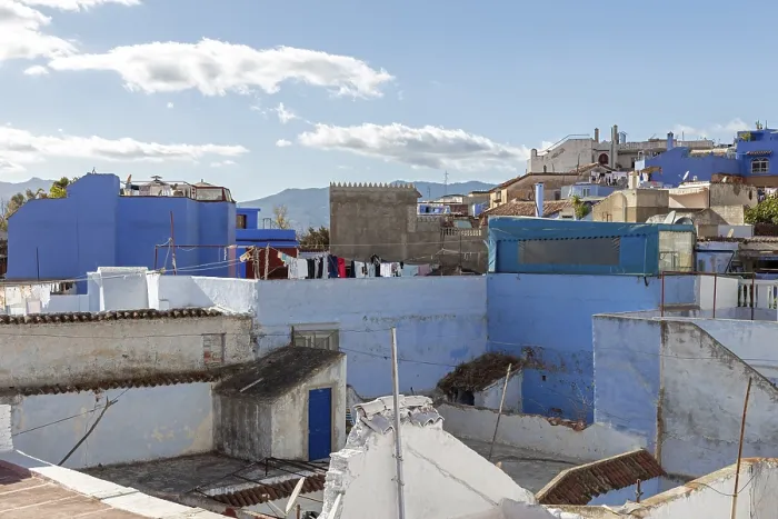 Framed Print : Chefchaouen Morocco Print Framed Print : Chefchaouen Morocco Print
