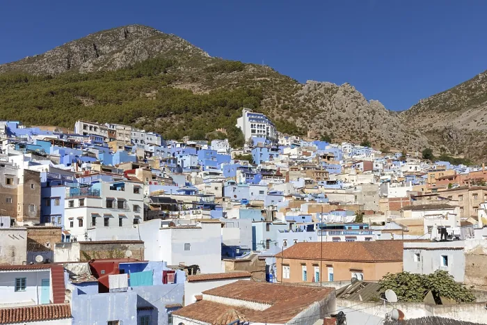 Framed Print : Chefchaouen Morocco Print Framed Print : Chefchaouen Morocco Print