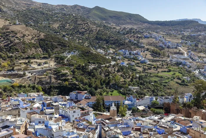 Framed Print : Chefchaouen Morocco Print Framed Print : Chefchaouen Morocco Print