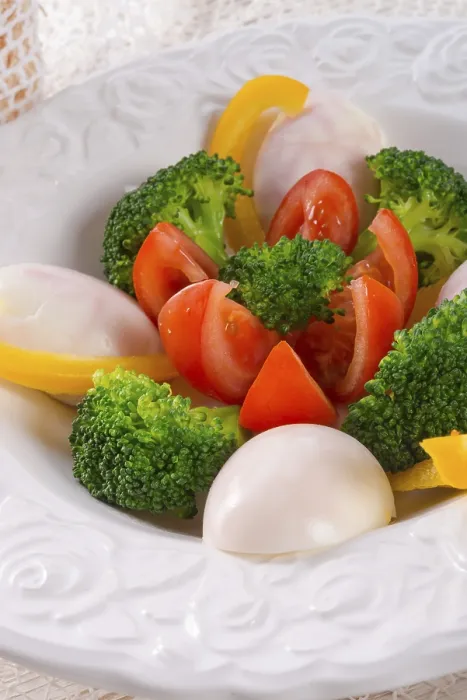 Framed Print : Marbled Eggs with Vegetables Print Framed Print : Marbled Eggs with Vegetables Print