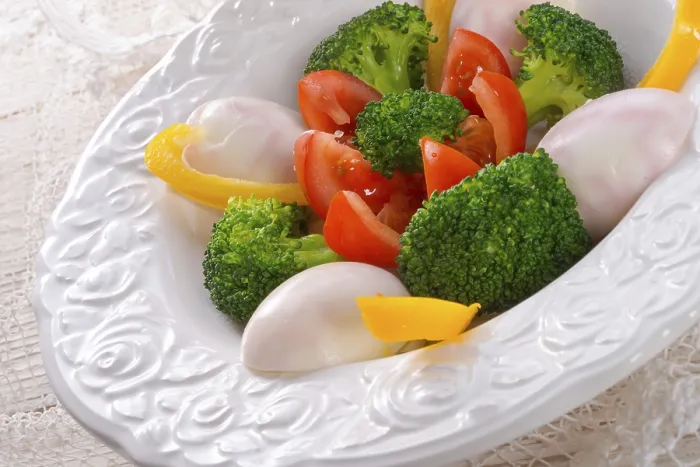 Framed Print : Marbled Eggs with Vegetables Print Framed Print : Marbled Eggs with Vegetables Print