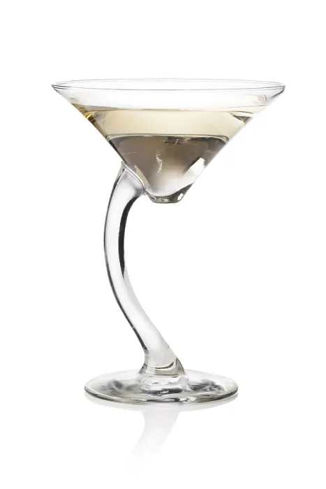 Framed Print : Martini Print on White Background