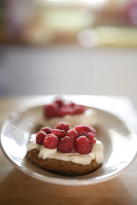 Framed Print : Mascarpone and Raspberry Cake Print Framed Print : Mascarpone and Raspberry Cake Print