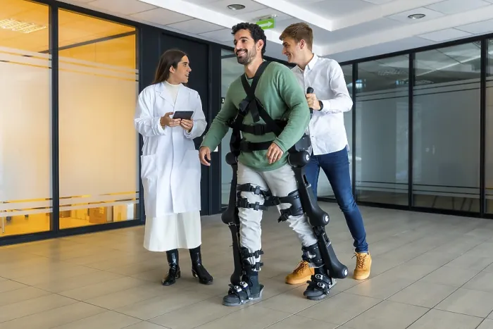 Framed Print : Mechanical Exoskeleton Rehabilitation Print Framed Print : Mechanical Exoskeleton Rehabilitation Print