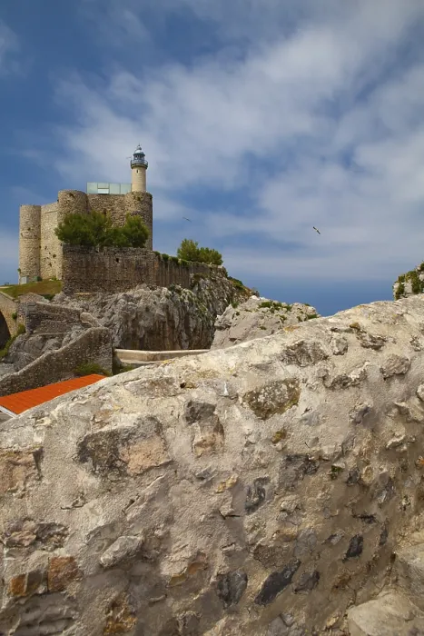 Framed Print : Medieval Castle and Lighthouse Print, Castro Urdiales, Spain Framed Print : Medieval Castle and Lighthouse Print, Castro Urdiales, Spain