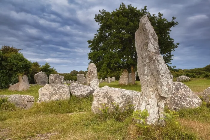 Framed Print : Megalithic Stone Rows Print, Erdeven, Morbihan, France Framed Print : Megalithic Stone Rows Print, Erdeven, Morbihan, France
