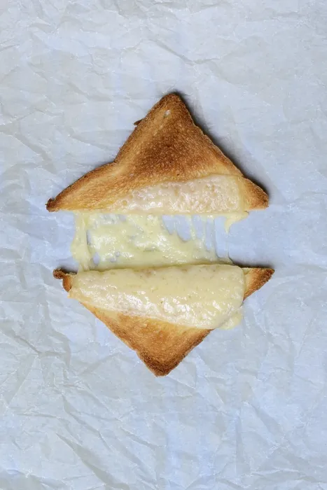 Framed Print : Melted Processed Cheese with Toast Print Framed Print : Melted Processed Cheese with Toast Print