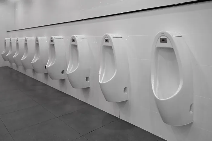 Framed Print : Men's Urinal Print Framed Print : Men's Urinal Print
