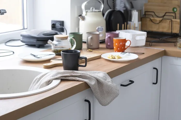 Framed Print : A Mess in the Kitchen - Print Framed Print : A Mess in the Kitchen - Print